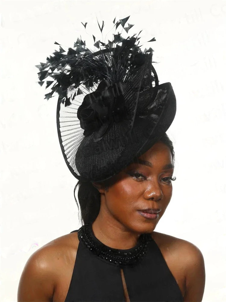 Royal Ascot Fascinator Hat – Elegant Floral Millinery Cap for Women, Tea Party, Wedding, Church & Kentucky Derby