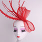 Women's Elegant Bow Fascinator – Feather Pillbox Hat with Veil for Weddings, Parties, Derby & Bridal Headwear