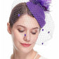 Elegant Hair Drop Fascinator Hat – Women's Party & Bridal Headpiece, Wedding Show & Race Day Millinery with Fancy Flower