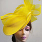 Femme Mariage Fascinator Hat – Elegant Feather Headpiece for Women, Formal Wedding, Church, Tea Party & Kentucky Derby