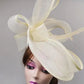 Femme Mariage Fascinator Hat – Elegant Feather Headpiece for Women, Formal Wedding, Church, Tea Party & Kentucky Derby