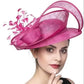 Sinamay Fascinator – Unique Derby & Wedding Hat, Fashion Church Headpiece & Bridal Headband for Women