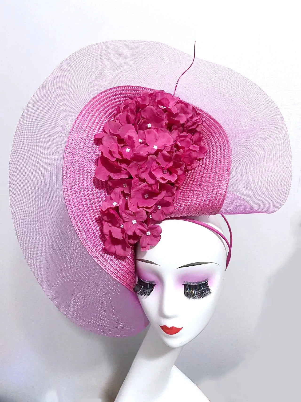 Beautiful Fascinator Hat for Women – Elegant Wedding Pillbox Cap & Formal Headpiece