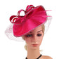 Fascinator Hat – Luxury Satin Church Hat for Ascot Races, Derby, Themed Parties & Bridal Headband