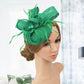 Faux Feather & Mesh Fascinator