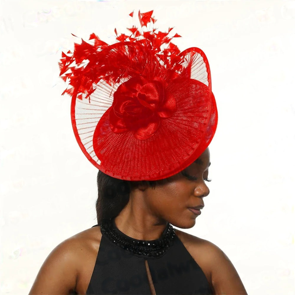 Royal Ascot Fascinator Hat – Elegant Floral Millinery Cap for Women, Tea Party, Wedding, Church & Kentucky Derby