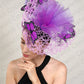 Fashion Butterfly Fascinator Hat – Elegant Wedding & Race Day Headpiece, Big Pillbox Cap for Ladies, Derby & Parties