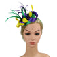 Celebrity Feather Fascinator Hat – Elegant Headwear for Halloween, Christmas, Kentucky Derby & Cocktail Tea Parties