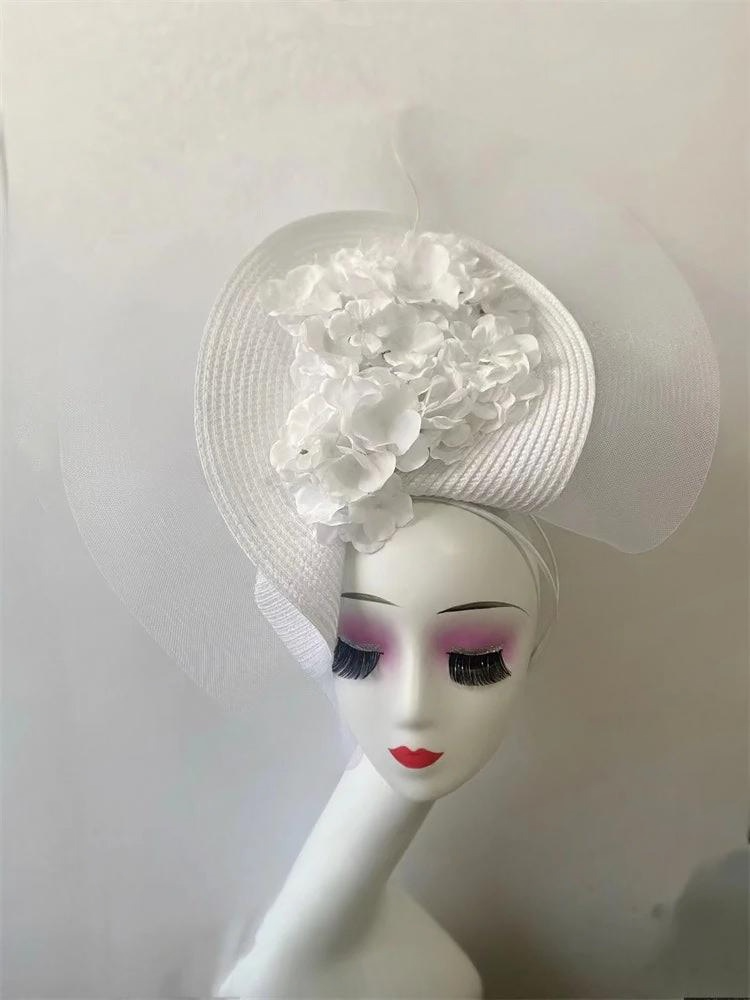 Beautiful Fascinator Hat for Women – Elegant Wedding Pillbox Cap & Formal Headpiece