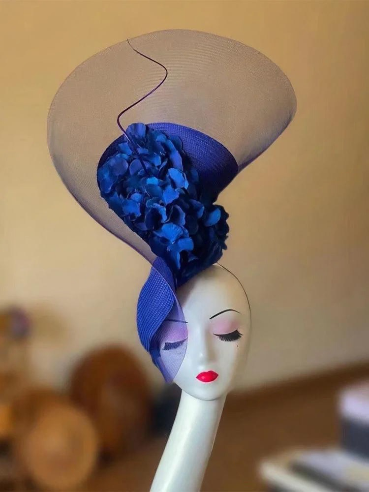 Beautiful Fascinator Hat for Women – Elegant Wedding Pillbox Cap & Formal Headpiece