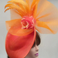 Elegant Flower Fascinator Hat – Women's Pillbox Cap, Kentucky Derby & Wedding Headpiece with Mesh & Millinery Design