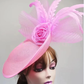 Elegant Flower Fascinator Hat – Women's Pillbox Cap, Kentucky Derby & Wedding Headpiece with Mesh & Millinery Design