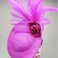 Elegant Flower Fascinator Hat – Women's Pillbox Cap, Kentucky Derby & Wedding Headpiece with Mesh & Millinery Design