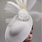 Elegant Flower Fascinator Hat – Women's Pillbox Cap, Kentucky Derby & Wedding Headpiece with Mesh & Millinery Design