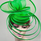 Royal Ascot Luxury Fascinator Hat – Elegant Women's Wedding & Formal Event Pillbox Headpiece with Mesh Millinery Design