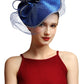 Fascinator Hat – Luxury Satin Church Hat for Ascot Races, Derby, Themed Parties & Bridal Headband