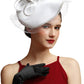 Fascinator Hat – Luxury Satin Church Hat for Ascot Races, Derby, Themed Parties & Bridal Headband