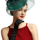 Fascinator Hat – Luxury Satin Church Hat for Ascot Races, Derby, Themed Parties & Bridal Headband