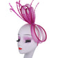 Women's Elegant Bow Fascinator – Feather Pillbox Hat with Veil for Weddings, Parties, Derby & Bridal Headwear