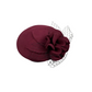 Women's Wool Cashmere Fascinator – Elegant Flower Hat for Derby, Ascot, Photography & Autumn-Winter Tea Parties