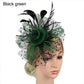 Stylish Fascinator Hat – Mesh Flower & Feather Headband for Tea & Cocktail Parties