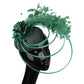 Fashion Sinamay Fascinator – Fancy Floral Feather Headpiece & Hair Clip for Weddings, Church & Special Occasions