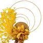 Fashion Sinamay Fascinator – Fancy Floral Feather Headpiece & Hair Clip for Weddings, Church & Special Occasions