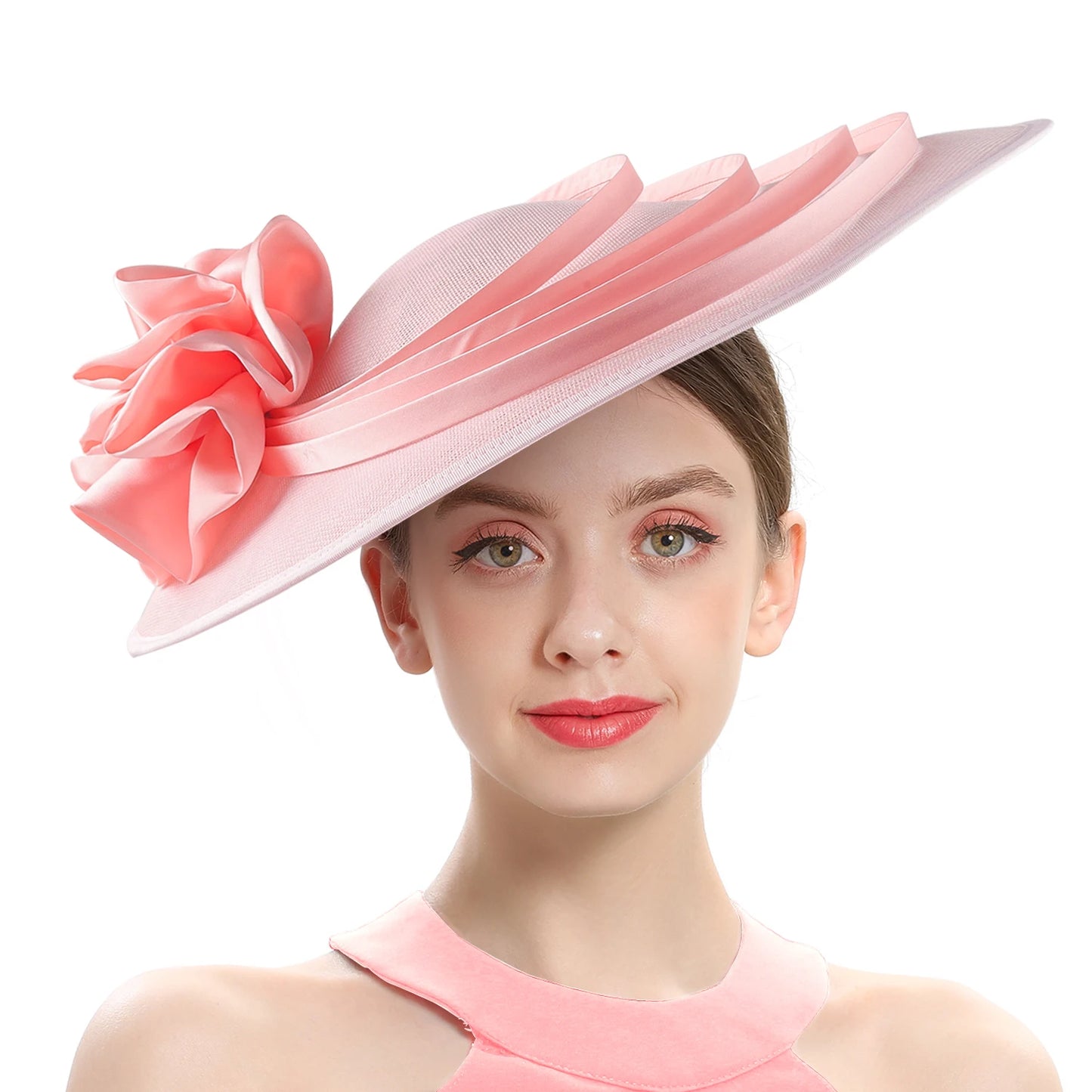 Sinamay Fascinator – Unique Derby & Wedding Hat, Fashion Church Headpiece & Bridal Headband for Women