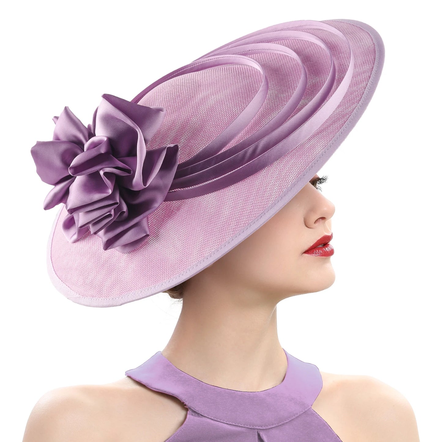 Sinamay Fascinator – Unique Derby & Wedding Hat, Fashion Church Headpiece & Bridal Headband for Women