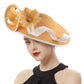 Sinamay Fascinator – Unique Derby & Wedding Hat, Fashion Church Headpiece & Bridal Headband for Women