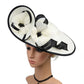 Sinamay Fascinator – Unique Derby & Wedding Hat, Fashion Church Headpiece & Bridal Headband for Women