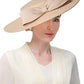 Wide Brim Church Fascinator Hat – Elegant Big Bowknot Fedora for Women, Kentucky Derby, Weddings & Tea Parties