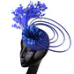 Fashion Sinamay Fascinator – Fancy Floral Feather Headpiece & Hair Clip for Weddings, Church & Special Occasions