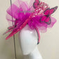 Fashion Butterfly Fascinator Hat – Elegant Wedding & Race Day Headpiece, Big Pillbox Cap for Ladies, Derby & Parties