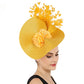 Ladies’ Elegant Wide Brim Fascinator Hat – Millinery Headpiece for Kentucky Derby, Weddings & Formal Events