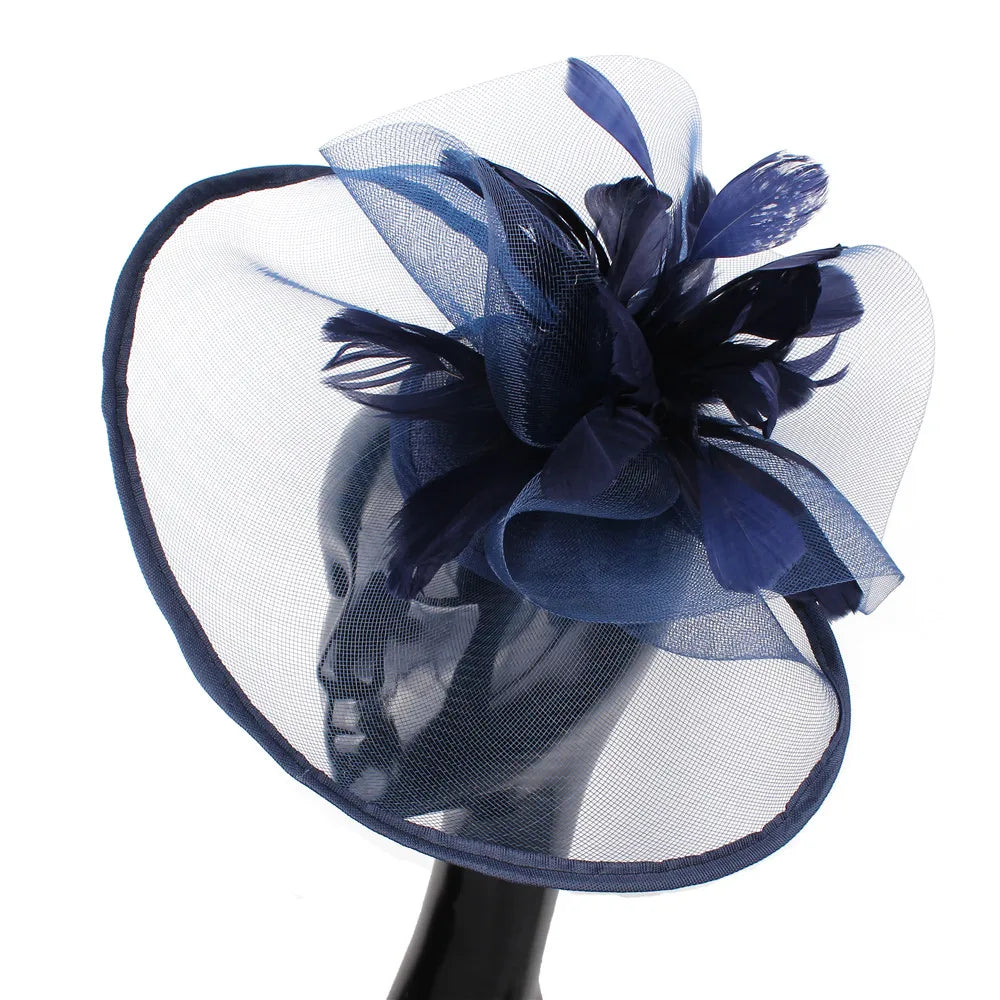 Purple Fascinator Hat for Women – Elegant Bow Headwear for Weddings, Kentucky Derby, Royal Ascot & Bridal Events