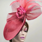 Elegant Flower Fascinator Hat – Women's Pillbox Cap, Kentucky Derby & Wedding Headpiece with Mesh & Millinery Design