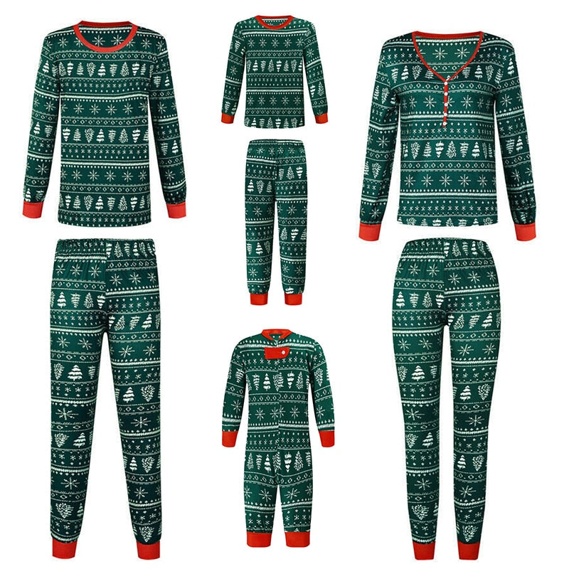 Christmas Pajamas Family Matching Set