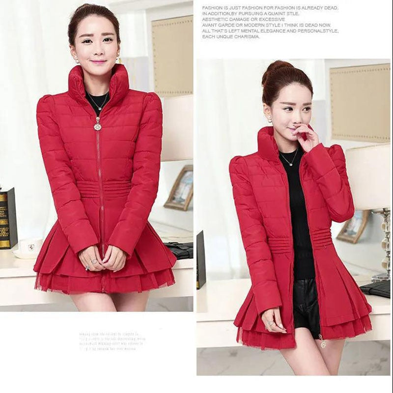 Trendy Mid-length Winter Jacket for Women