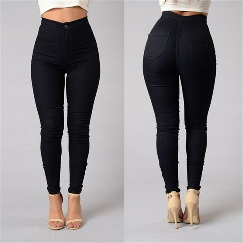 High Waist Skinny Pants Jeans for Women