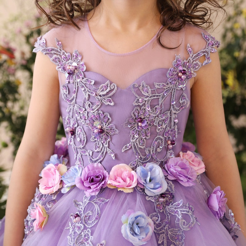 Elegant Dress for Wedding Flower Girl Dress