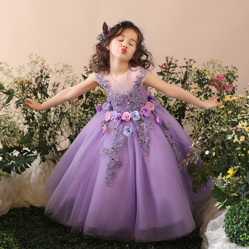 Elegant Dress for Wedding Flower Girl Dress