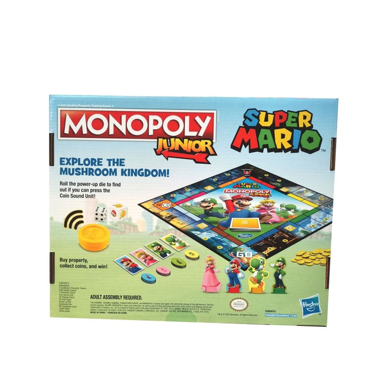 Monopoly Super Mario Strategy Game English Version Party Board Game