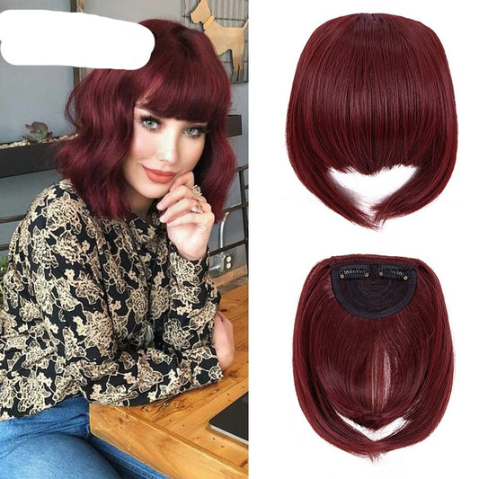 Synthetic Bangs Hair Extensions Clip In Bangs 6 Inch