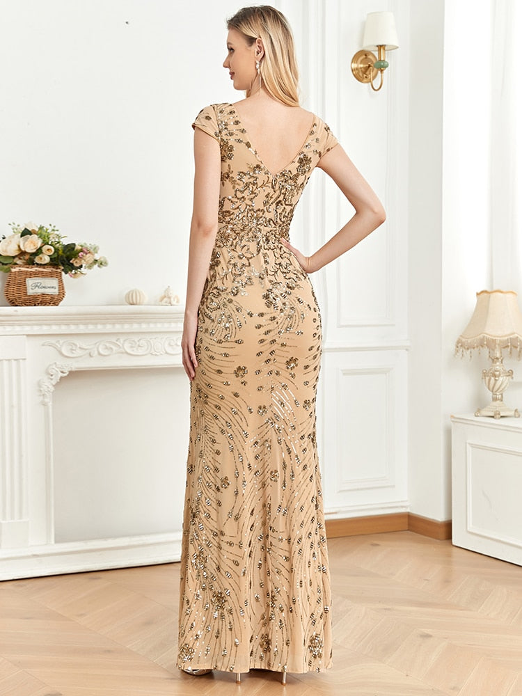 Sequin Evening Party Dress for Women