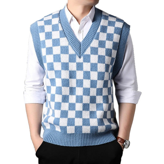 Pullover V Neck Sweater Vest