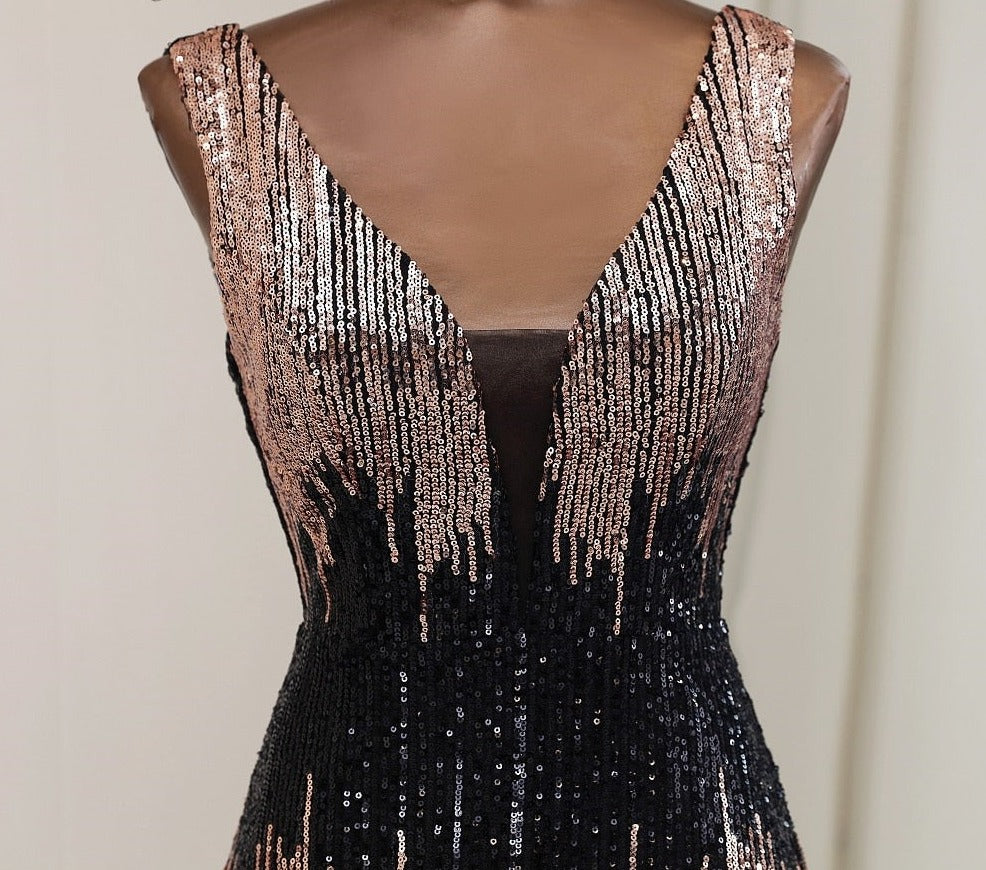 Sequins Evening Party Dress