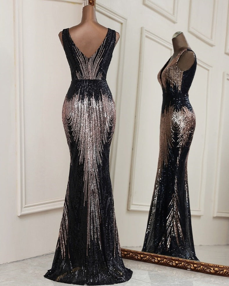 Sequins Evening Party Dress