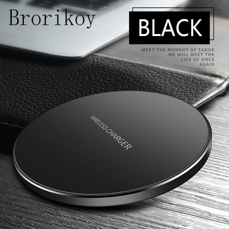 Ultra-thin Metal Pad 10w Wireless Fast Charger