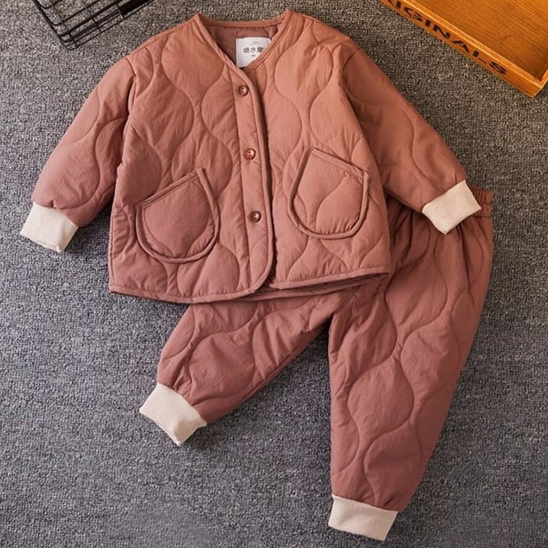 Warm Jacket + pants for Toddlers 2 Piece Set